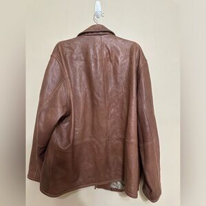 Like new men's leather jacket only wore a couple times